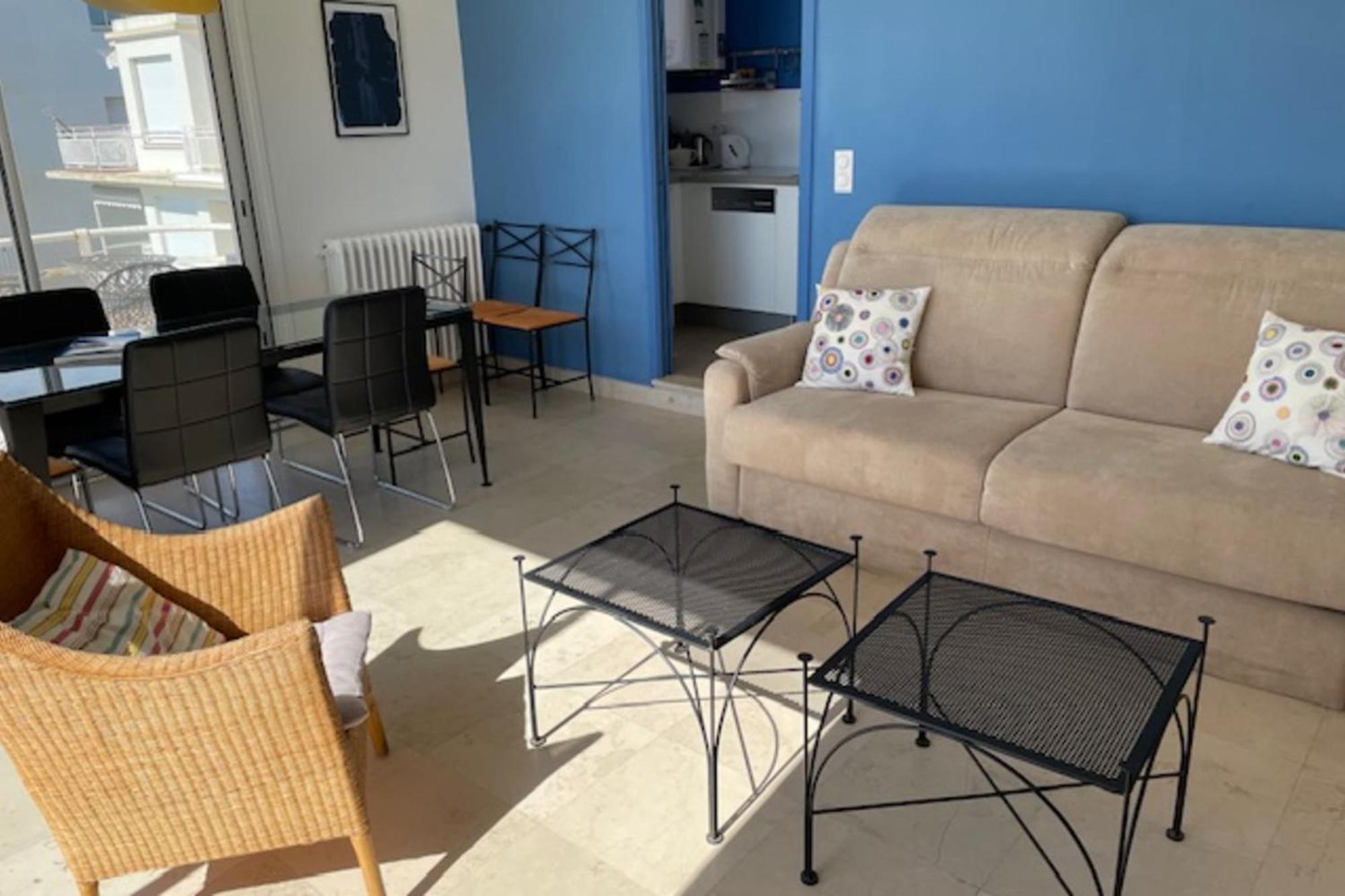 Nice Flat With Terrace On The Croisette Cannes Bagian luar foto